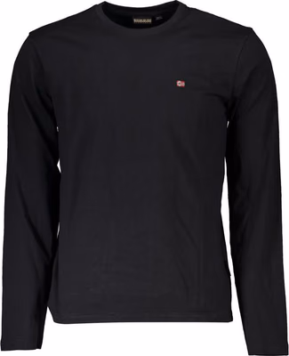 Black Cotton Men's T-Shirt