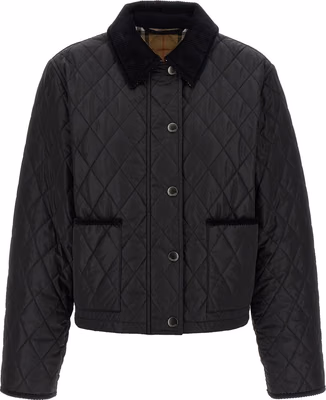 Black Polyamide Full-Length Jacket