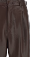 Brown Polyester Flared Pants 3