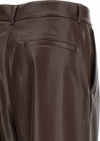 Brown Polyester Flared Pants 4