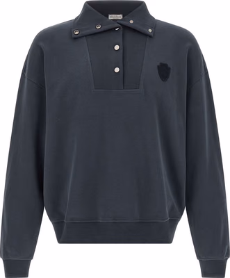 Blue Cotton Sweatshirt