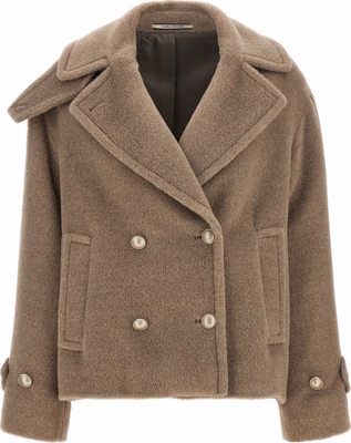 Beige Wool Coat