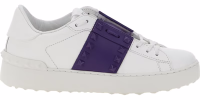 Purple Calfskin Low Top Sneakers