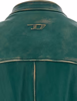 Bicolor Lamb Leather Leather Jacket 5