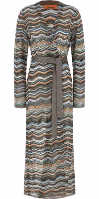 Multicolor Viscose Cardigan