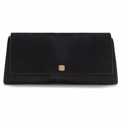 Black Calf Leather Bos Taurus Clutch Bag