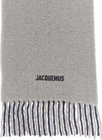 Gray Wool Scarf 2