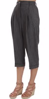 Wool Cropped Trouser Pleated Pant 2