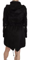 Floral Sequined Beaded Hooded Jacket Coat 1