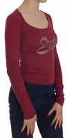 Crystal Embellished Long Sleeve Casual Top 1
