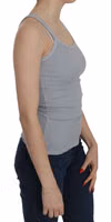Light Grey Sleeveless Spaghetti Strap Blouse 2