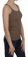 Brown Sleeveless Spaghetti Strap Top 5