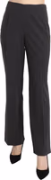 Black Striped Cotton Sretch Dress Trousers Pants 1