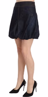 Blue Jeans Denim Cotton Stretch A-line Mini 2