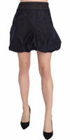 Blue Jeans Denim Cotton Stretch A-line Mini 4