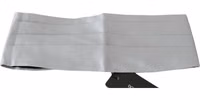 Gray Men Waist Belt 100% Silk Cummerbund 3