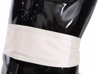 White Men Waist Belt 100% Silk Cummerbund 4
