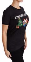 Black #ImAChristmasTree Crewneck Top T-shirt 2