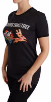 Black #ImAChristmasTree Crewneck Top T-shirt 3