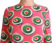 Pink Silk Cup Cake Shift Stretch Dress 5