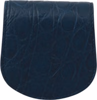 Blue Leather Holder Pocket Condom Case 3