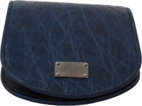 Blue Holder Pocket Wallet Blue Exotic Skin Condom Case 3