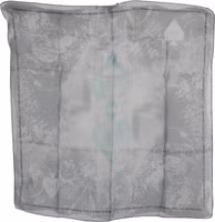 Gray Silk Shawl Foulard Wrap Scarf 3