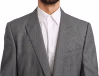 Gray Slim Fit Formal MARTINI Blazer 3