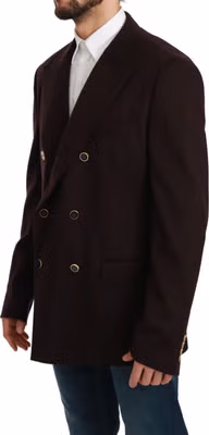 Bordeaux Cashmere Coat TAORMINA Blazer