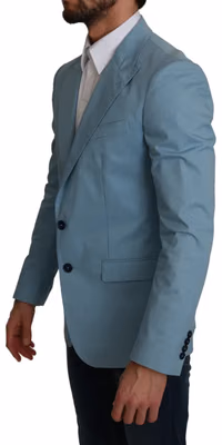 Blue Slim Fit Coat Jacket MARTINI Blazer