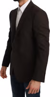 Brown Slim Fit Coat Jacket MARTINI Blazer 1