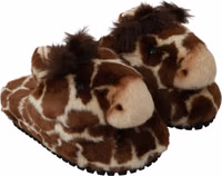 Brown Giraffe Slippers Flats Sandals Shoes 3