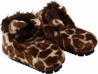 Brown Giraffe Slippers Flats Sandals Shoes 4