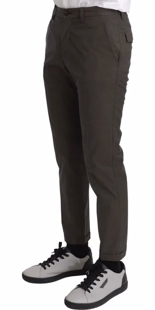 Brown Casual Mens Trouser 100% Cotton Pants