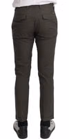 Brown Casual Mens Trouser 100% Cotton Pants 2