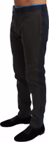 Blue Gray Stripes Trouser Cotton Pants 1