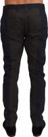 Blue Gray Stripes Trouser Cotton Pants 2