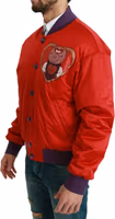 Red YEAR OF THE PIG Bomber Jacket 3