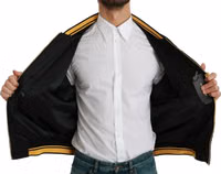 Black YEAR OF THE PIG Bomber Jacket 5