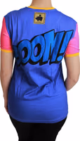 Purple PIG SUPERGIRL Top Cotton T-shirt 3