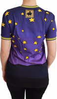 Purple YEAR OF THE PIG Top Cotton T-shirt 3