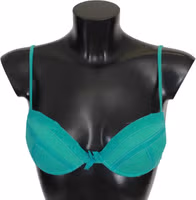 Green Push Up Bra 100% Cotton Underwear 3