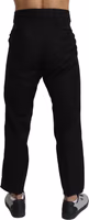 Black Cotton Wool Formal Dress Pants 2