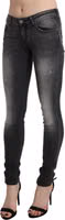 Black Gray Washed Skinny Trouser Cotton Jeans 1