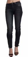 Blue Washed Low Waist Skinny Denim Trouser 3