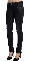 Blue Washed Low Waist Skinny Denim Slim Trouser 1