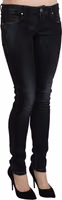 Blue Washed Low Waist Skinny Denim Slim Trouser 3
