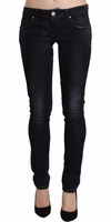 Blue Washed Low Waist Skinny Denim Slim Trouser 4