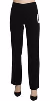 Black High Waist Straight Formal Dress Trouser 3