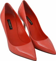 Dark Pink Patent Leather Heels Pumps 4